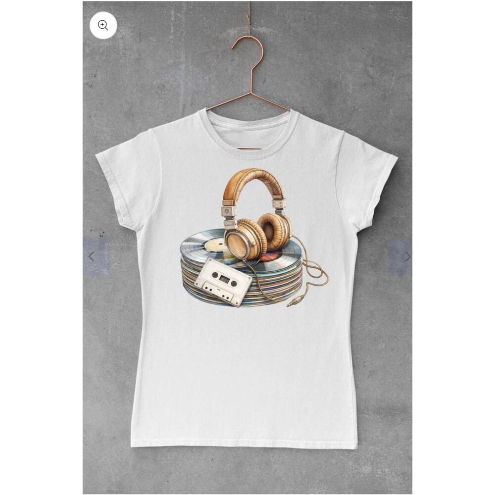 Unisex Gildan T-shirt Retro Music